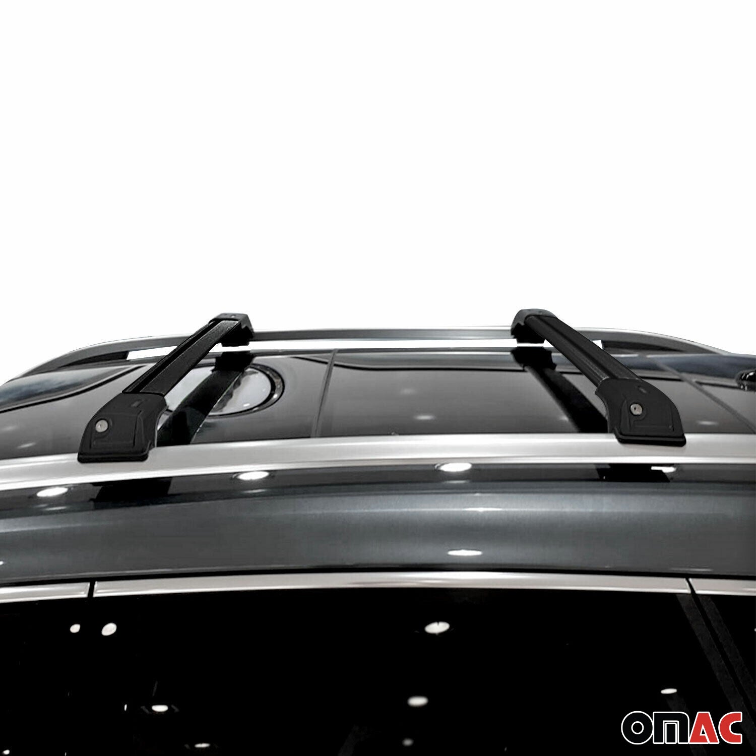 Dachträger Grundträger für Fiat Panda 2012-2026 Aluminium Schwarz 2x