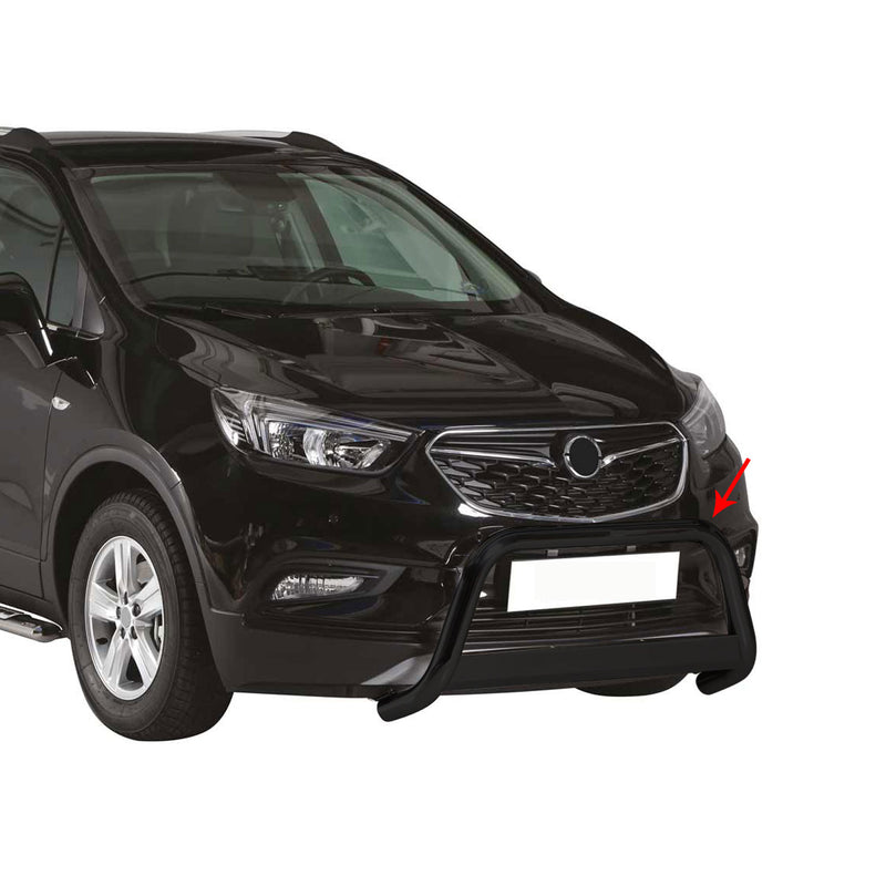 Frontbügel Frontschutzbügel für Opel Mokka X 2016-2019 ø63mm Stahl Schwarz