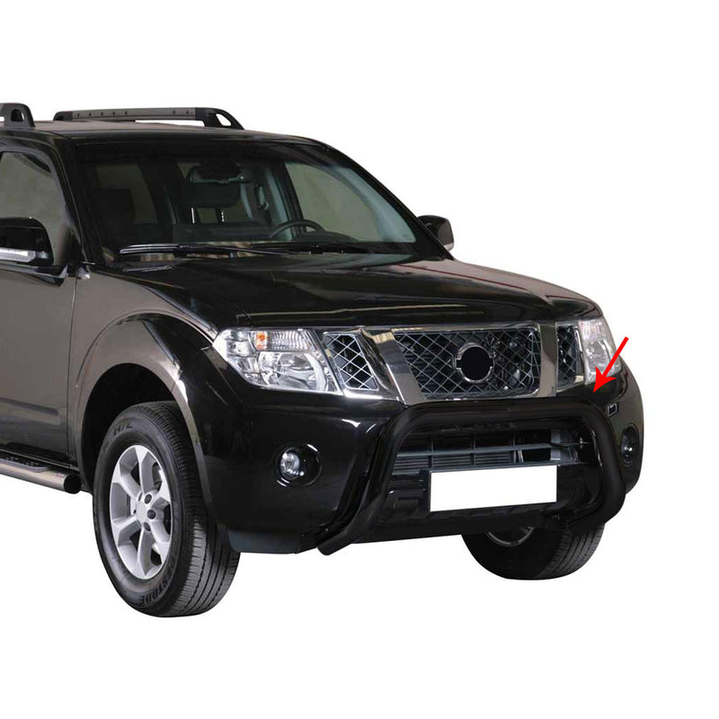 Frontbügel Frontschutzbügel für Nissan Pathfinder V6 2010-2013 ø76mm Schwarz