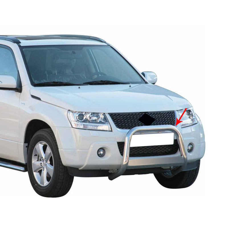 Frontbügel Frontschutzbügel für Suzuki Grand Vitara 2009-2011 ø63mm Stahl Silber