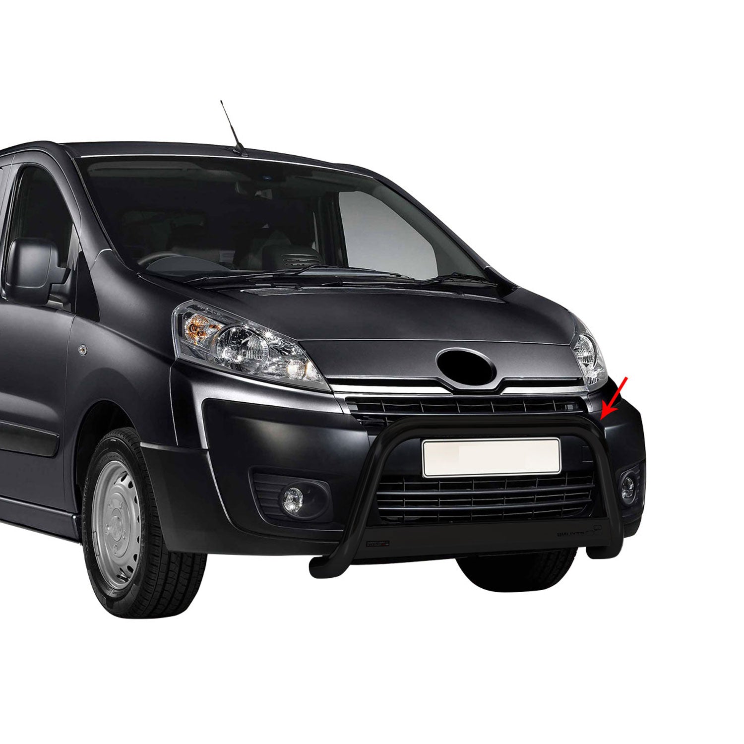 Frontbügel Frontschutzbügel für Toyota Proace 2013-2016 ø63mm Schwarz Stahl
