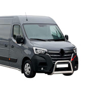 Frontbügel Frontschutzbügel für Renault Master 2019-2023 ø63mm Stahl Silber