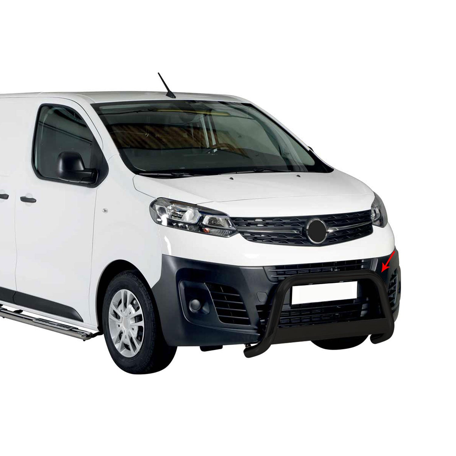 Frontbügel Frontschutzbügel für Opel Vivaro 2019-2026 ø63mm Stahl Schwarz Schutz