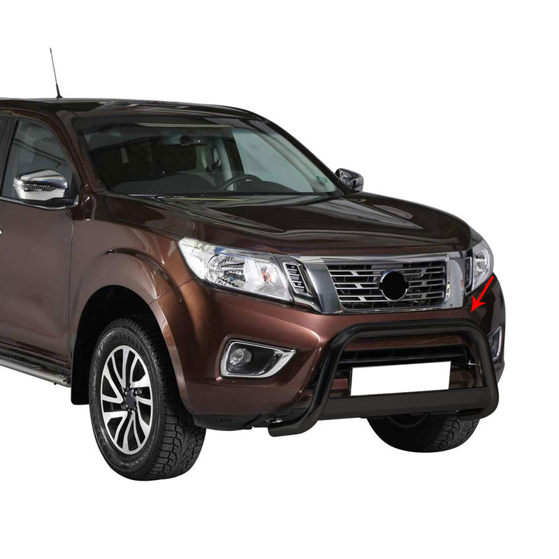 Frontbügel Frontschutzbügel für Nissan NP300 Navara 2016-2021 ø63 Stahl Schwarz