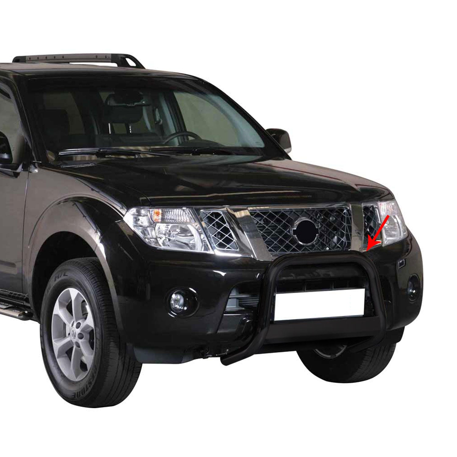Frontbügel Frontschutzbügel für Nissan Pathfinder 2010-2013 ø63mm Stahl Schwarz