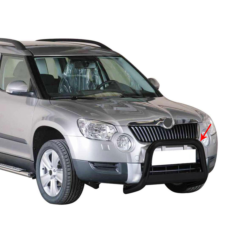 Frontbügel Frontschutzbügel für Skoda Yeti 2010-2013 ø63mm Schwarz Schutz