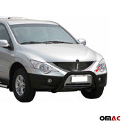 Frontbügel Frontschutzbügel für Ssangyong Actyon Sports 2012-2018 ø76 Schwarz