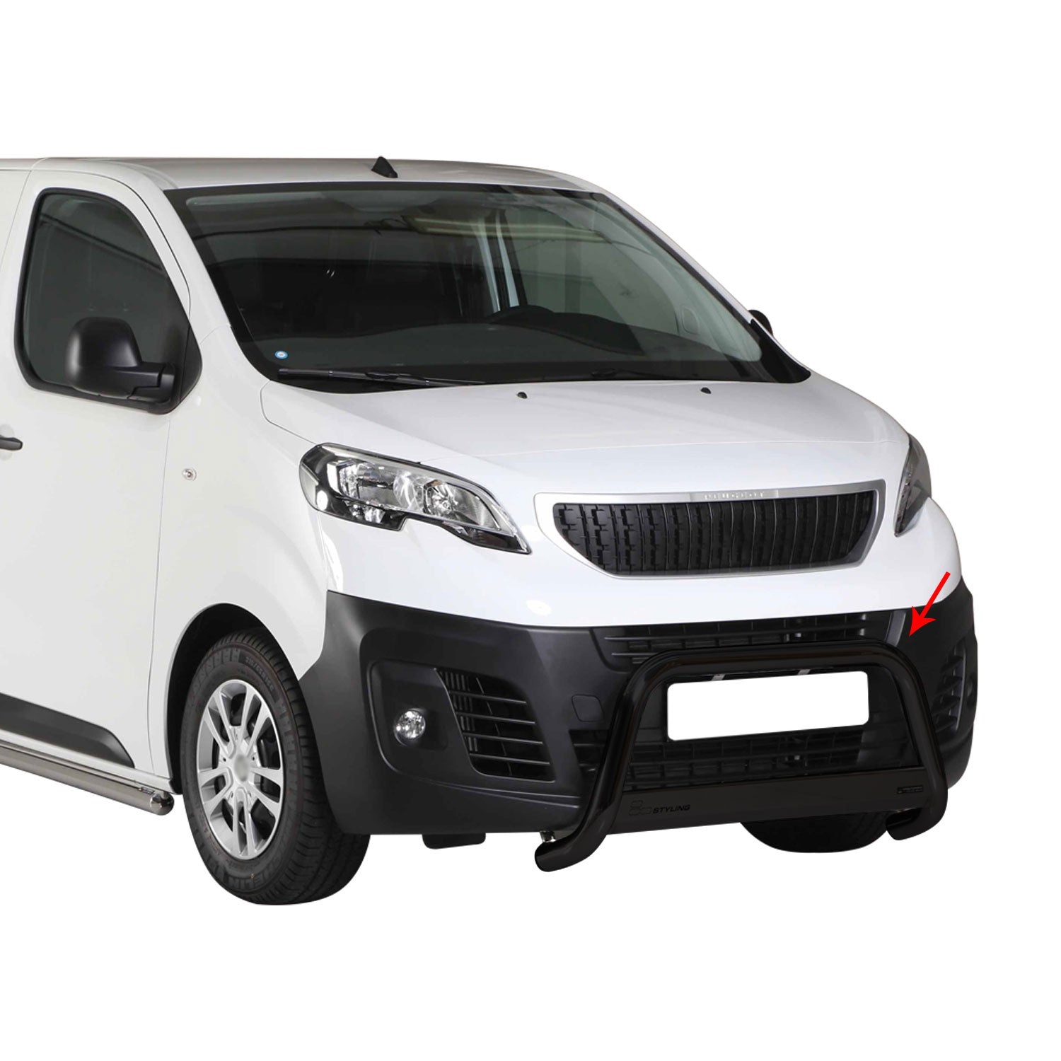 Frontbügel Frontschutzbügel für Peugeot Expert 2016-2026 ø63mm Stahl Schwarz