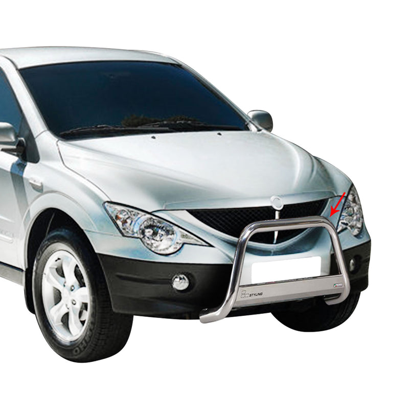 Frontbügel Frontschutzbügel für Ssangyong Actyon Sports 2007-2012 ø63 Stahl Grau