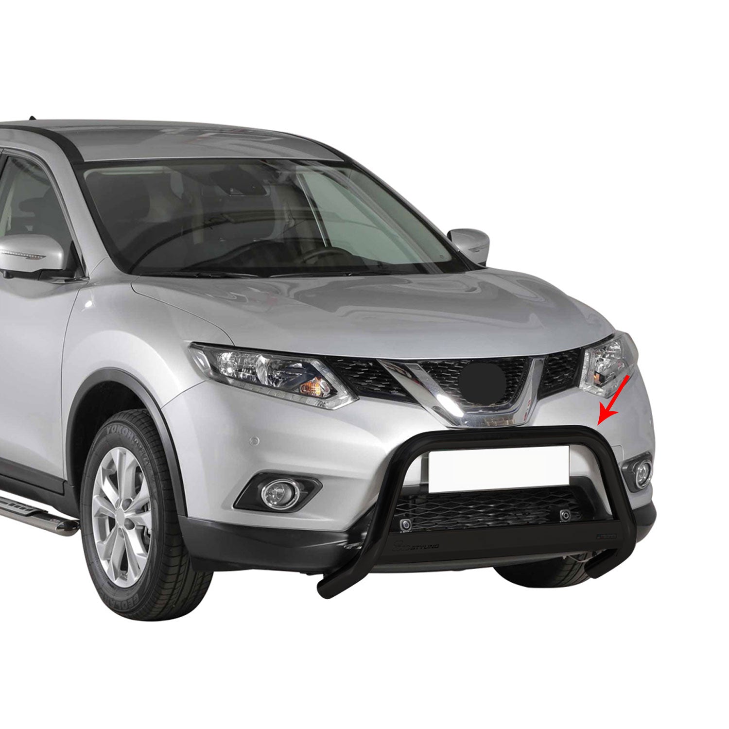 Frontbügel Frontschutzbügel für Nissan X-Trail 2015-2017 ø63mm Stahl Schwarz