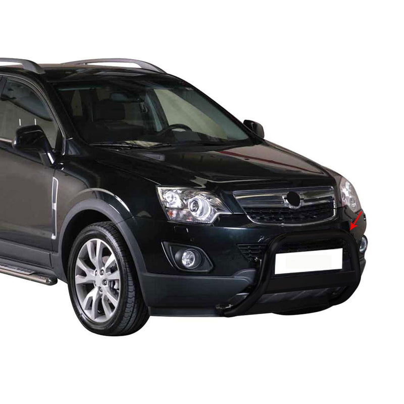 Frontbügel Frontschutzbügel für Opel Antara 2011-2015 ø63mm Stahl Schwarz Schutz