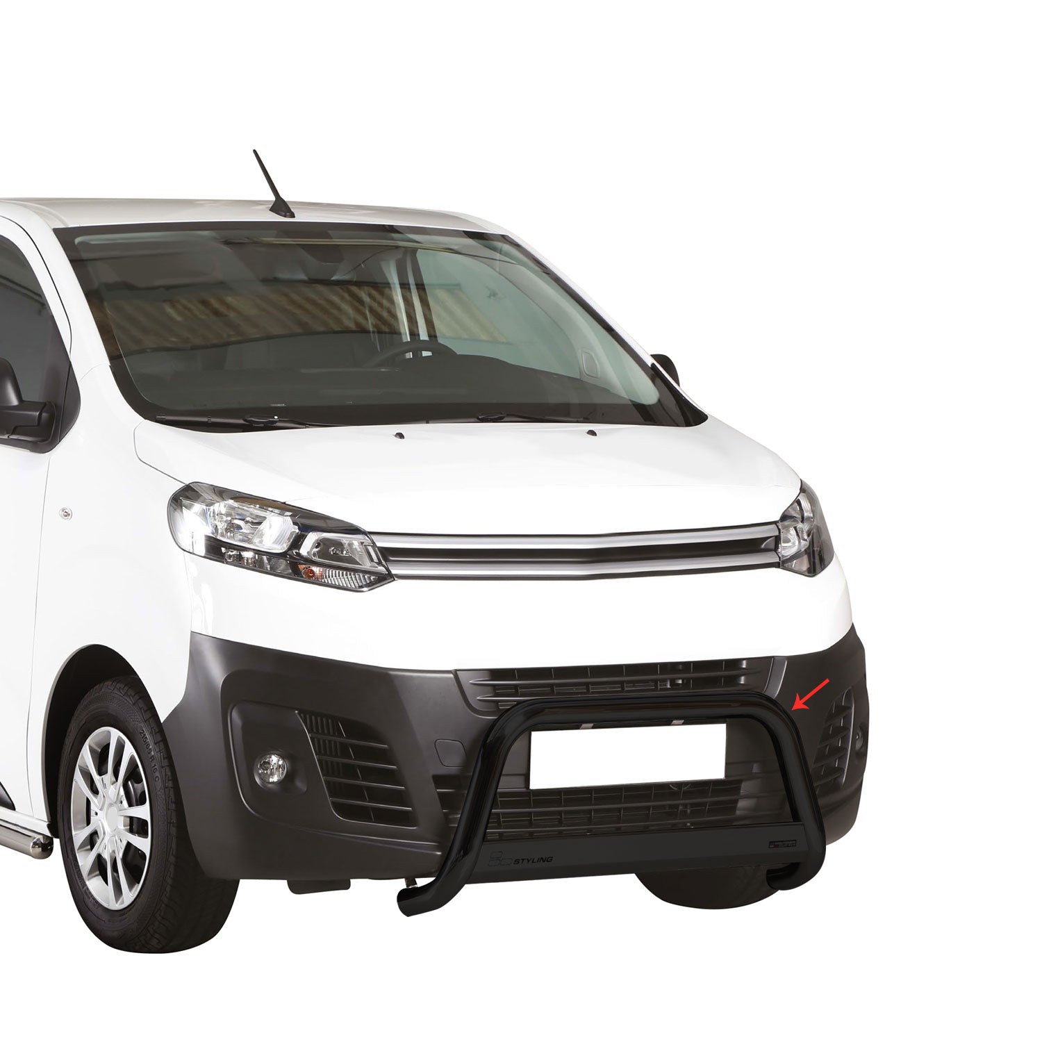 Frontbügel Frontschutzbügel für Citroen Jumpy SpaceTourer 2016-2026 ø63 Schwarz