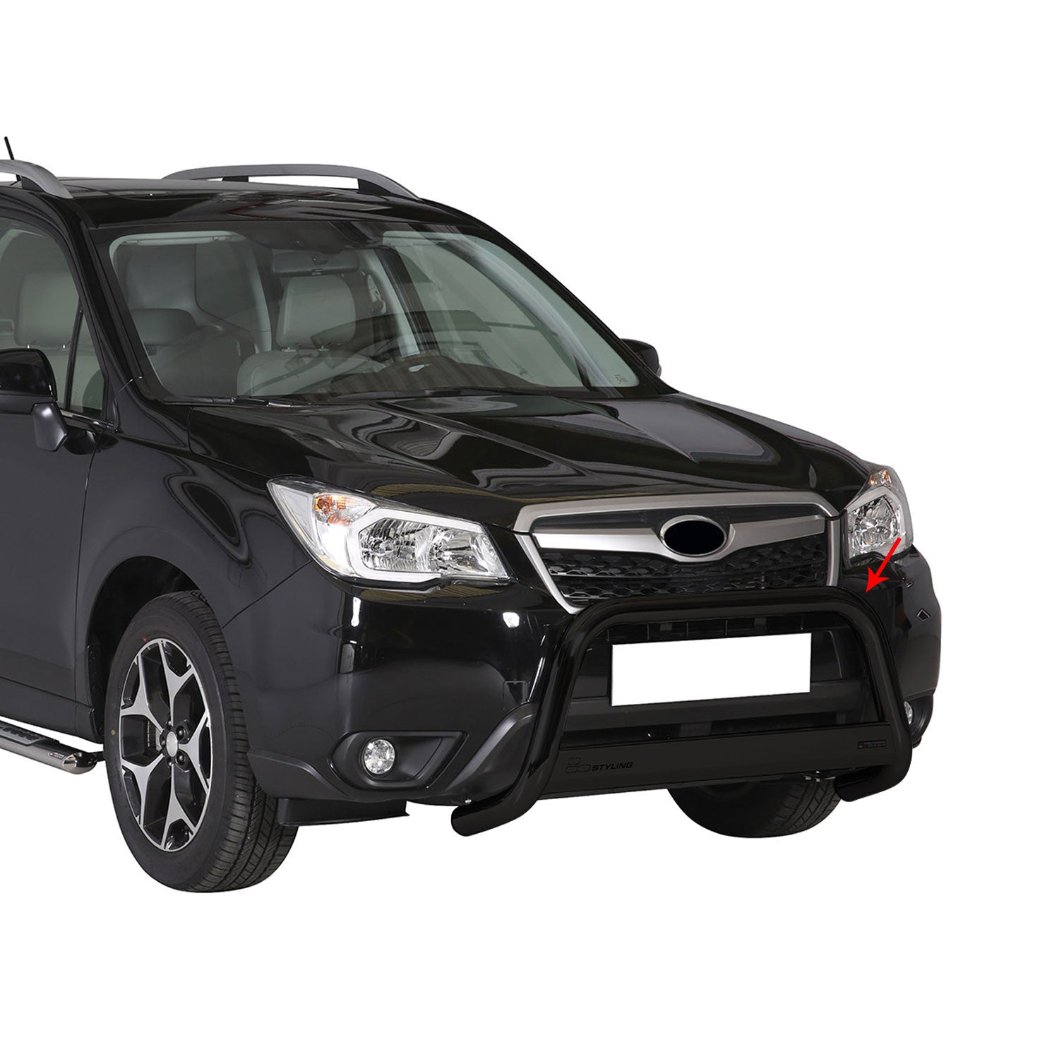 Frontbügel Frontschutzbügel für Subaru Forester IV 2013-2015 ø63mm Stahl Schwarz
