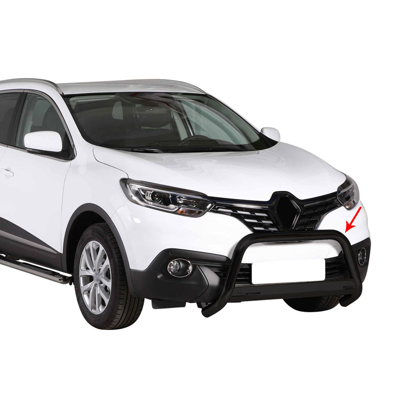 Frontbügel Frontschutzbügel für Renault Kadjar 2015-2018 ø63mm Stahl Schwarz