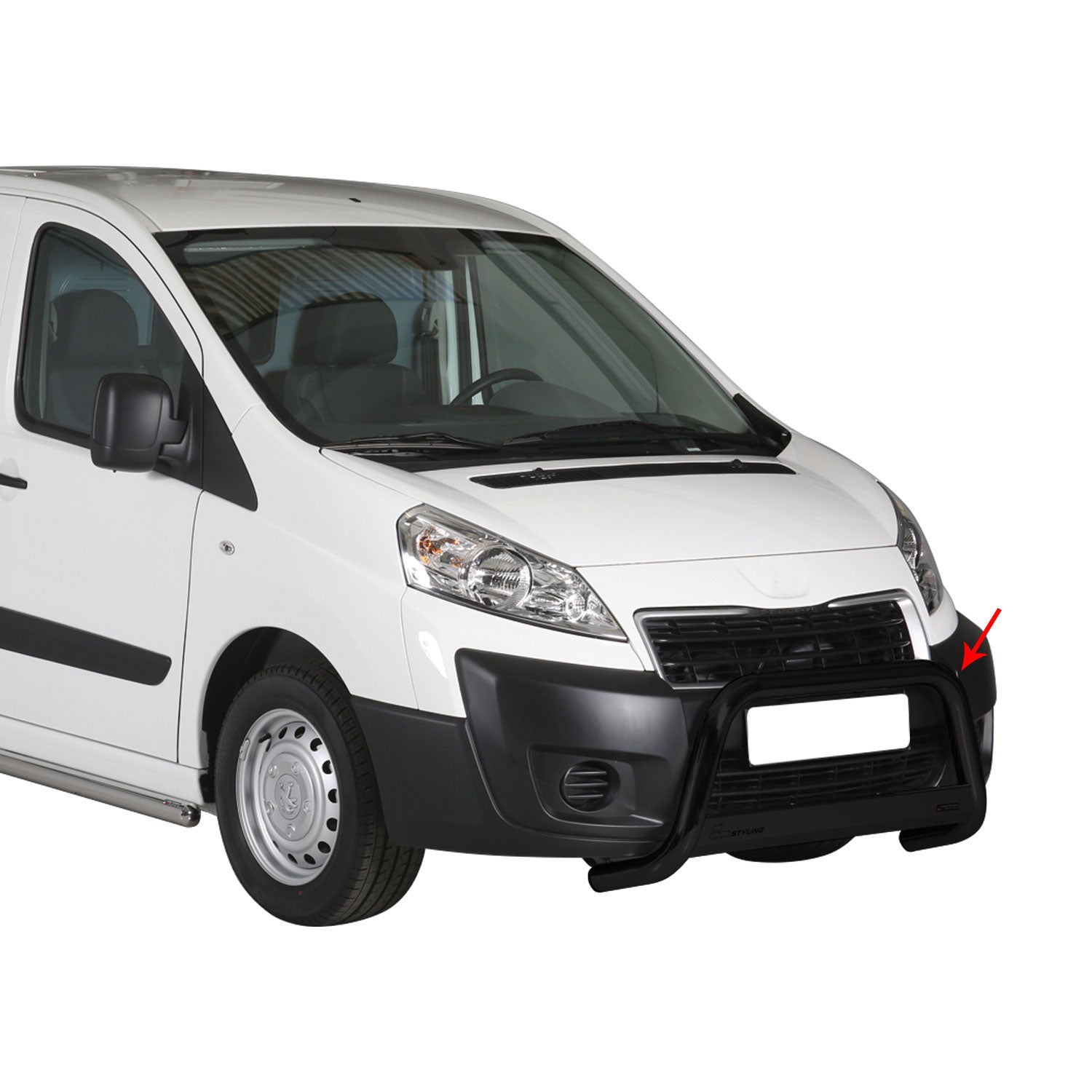 Frontbügel Frontschutzbügel für Peugeot Expert 2013-2016 ø63mm Stahl Schwarz