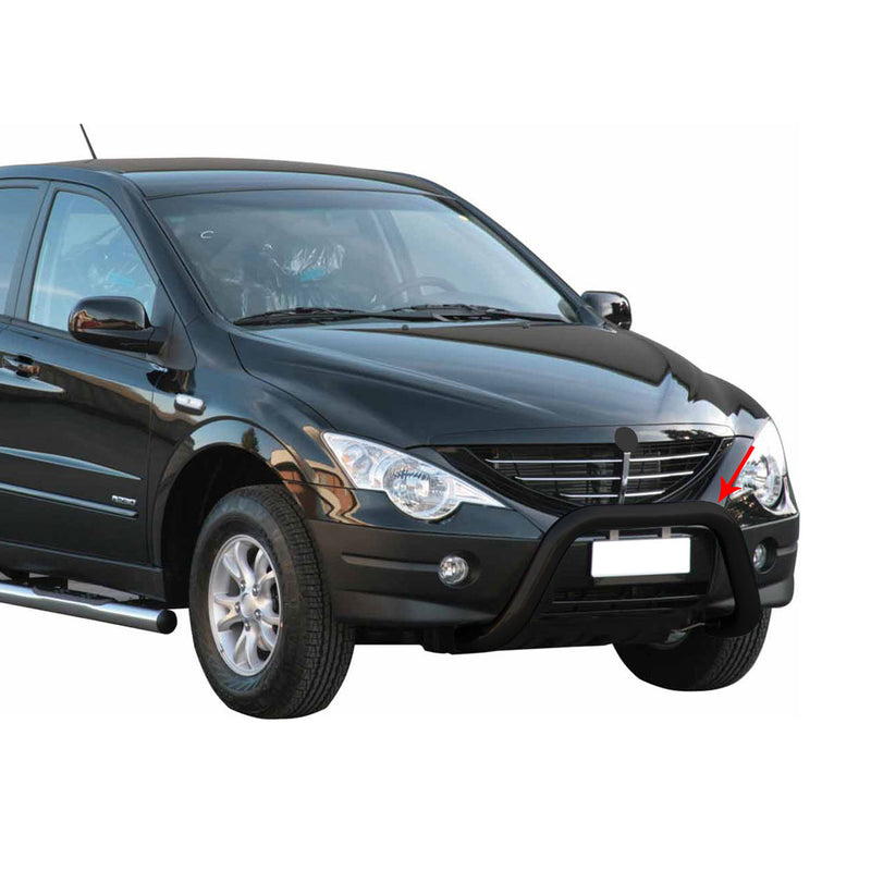 Frontbügel Frontschutzbügel für Ssangyong Actyon 2006-2012 ø76mm Stahl Schwarz