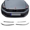Headlight strips bonnet strip for VW Passat B8 2015-2021 stainless steel 3-piece