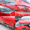 Für Renault Clio 2012-2019 Chrom SET Blenden Heck Front Seiten Grill Leuchte