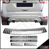 Loading sill protection door sill strips for Ford Kuga 2008-2012 stainless steel chrome 5 pieces