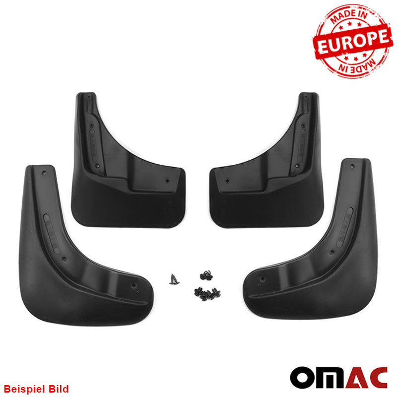 Schmutzfänger Kotflügel für Renault Koleos 2011-2017 Kunststoff Schwarz 4tlg