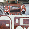 Innenraum Dekor Cockpit für Seat Leon II 2005-2009 Wurzelholz Optik 15 tlg