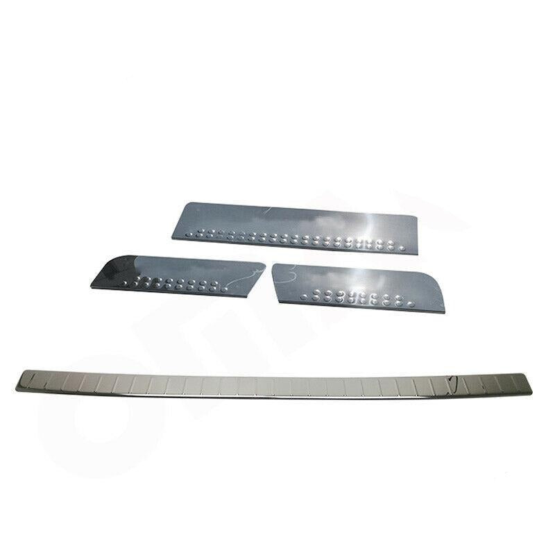 Loading sill protection for Mercedes Sprinter W906 & door sills chrome SET 4 pieces