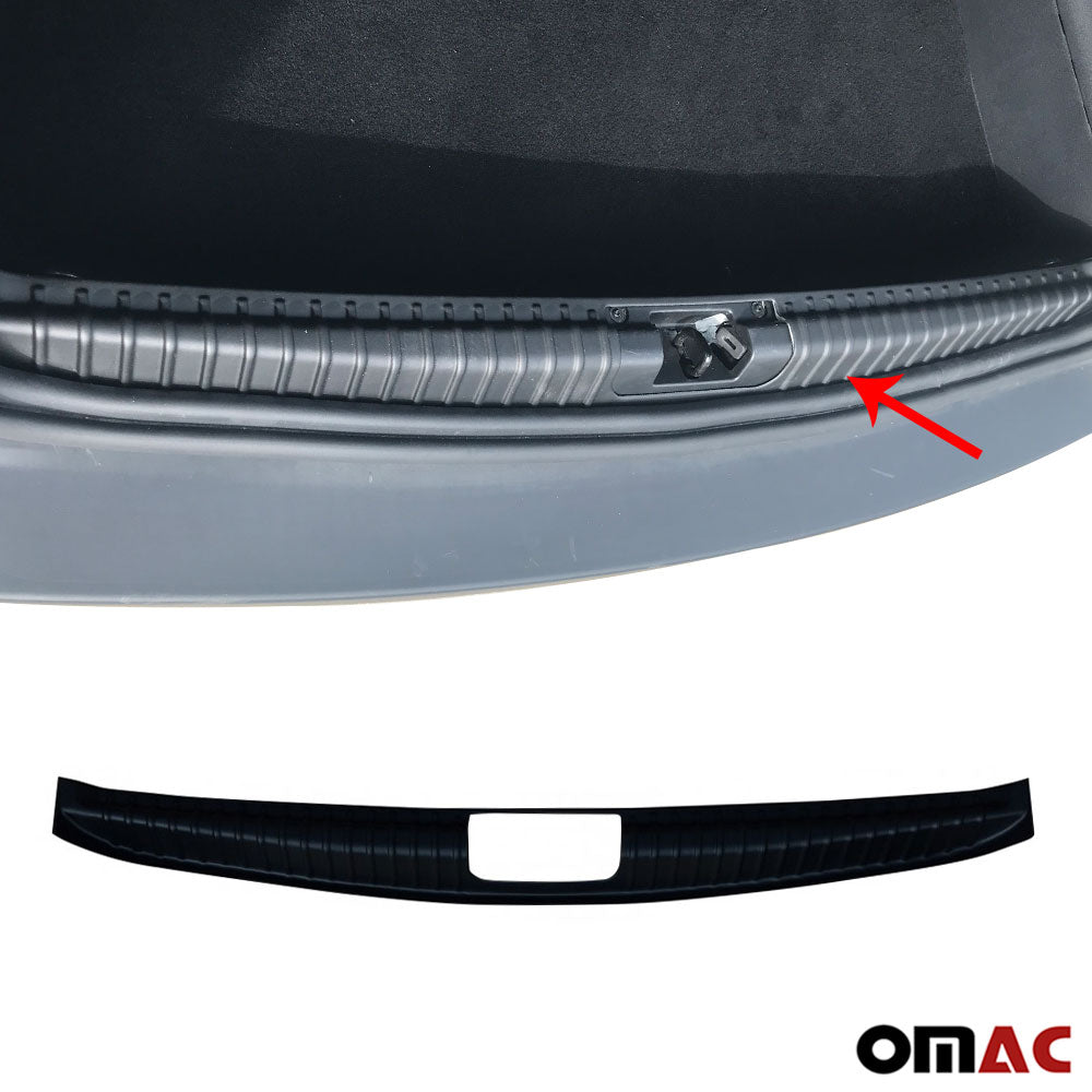 Luggage cargo area liner corner protection for Dacia Duster 2010-2018 ABS black 3-piece