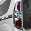 Rücklicht Leisten Heckleuchte für Fiat Doblo 2010-2014 Chrom ABS Glanz 2tlg