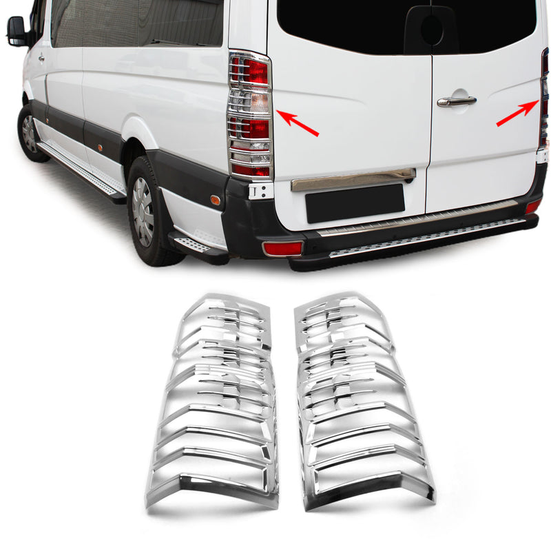 Rücklicht Leisten Heckleuchte für Mercedes Sprinter W906 2006-2018 Chrom ABS 2x