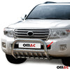 Frontbügel Frontschutzbügel für Toyota Land Cruiser V8 2012-16 ABE Stahl Silber