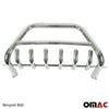 Frontbügel Frontschutzbügel für Toyota Land Cruiser V8 2012-16 ABE Stahl Silber