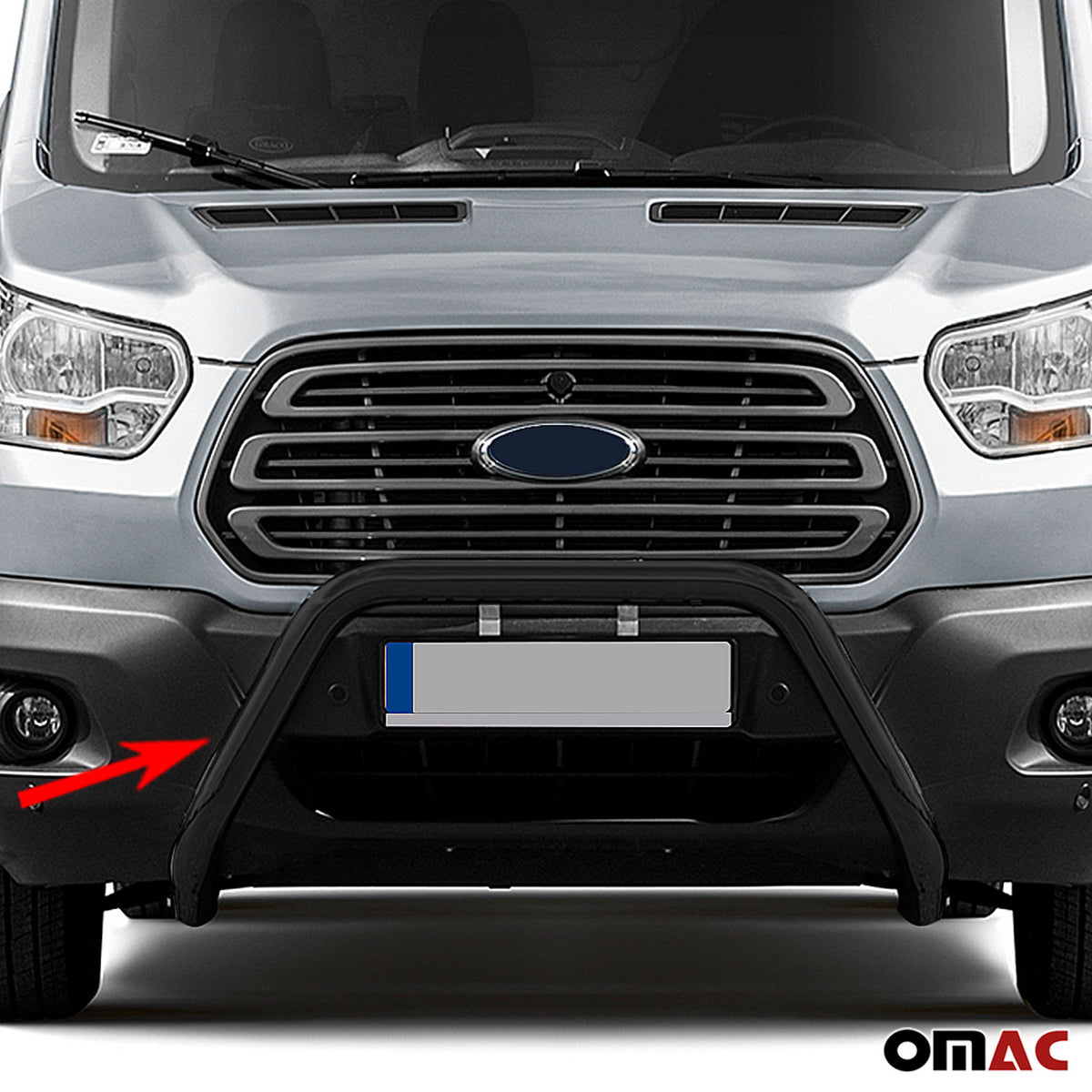 Stainless steel front protection bar for Ford Transit 2014-2023 ABE