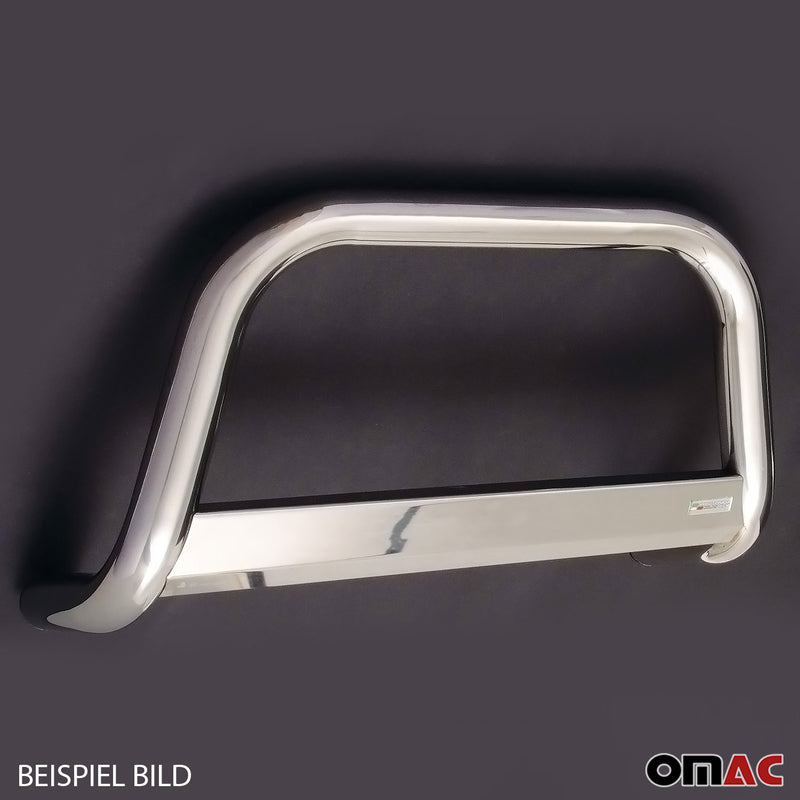 Edelstahl Frontbügel Frontschutzbügel für Opel Vivaro 2019-2021 Grau Ø 63 mm