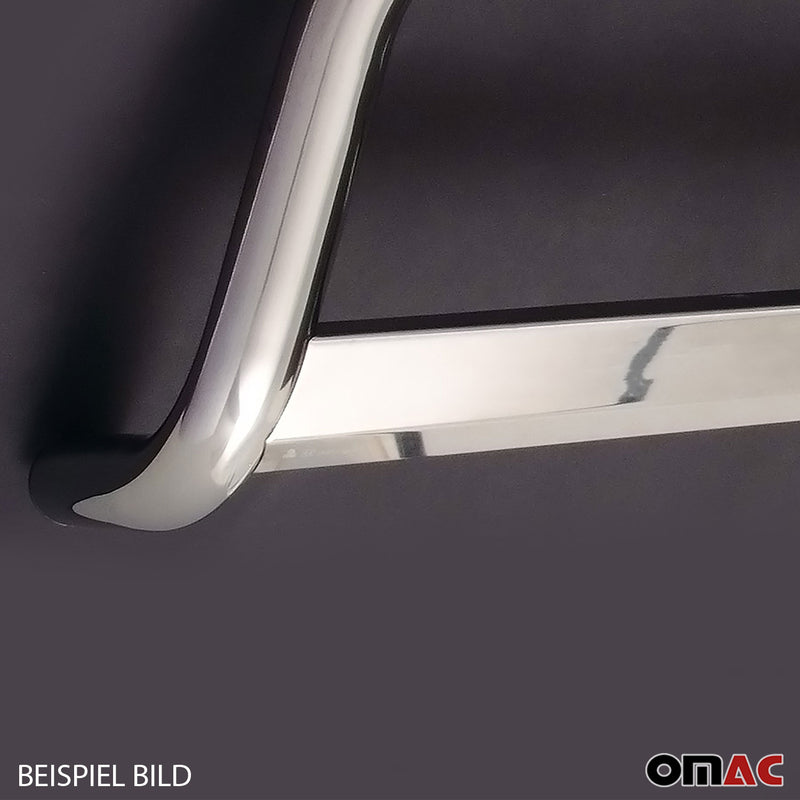Frontbügel Frontschutzbügel für Renault Master 2010-2018 ø63mm Stahl Silber