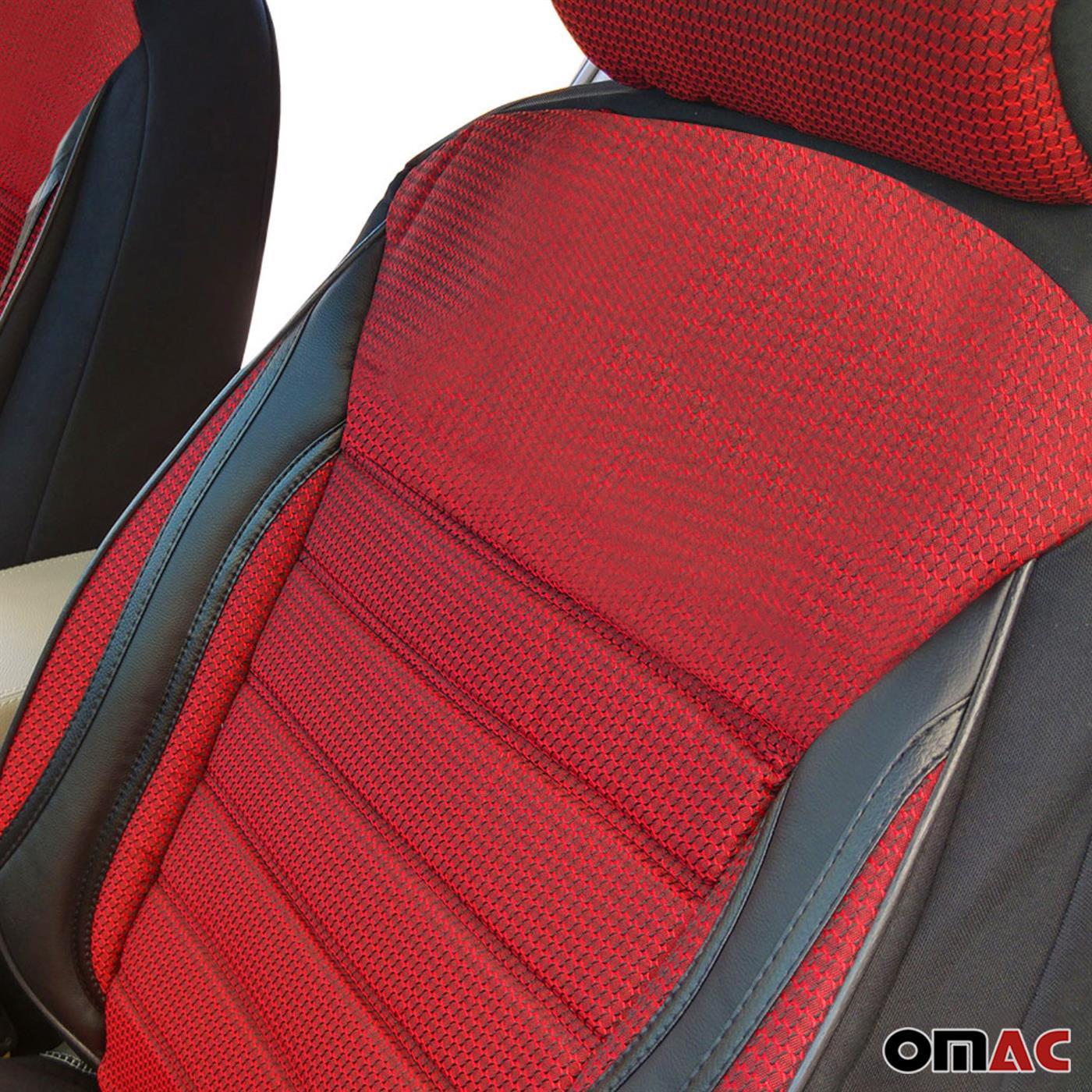 Schonbezüge Auto Sitzbezüge Rot für VW Golf & Bora Polo Fox Vorne Hint