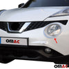 Headlight strips headlight cover for Nissan Juke 2014-2019 stainless steel 2 pieces