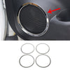 Speaker strip for Nissan X-Trail 2014-2024 stainless steel chrome 4 pieces
