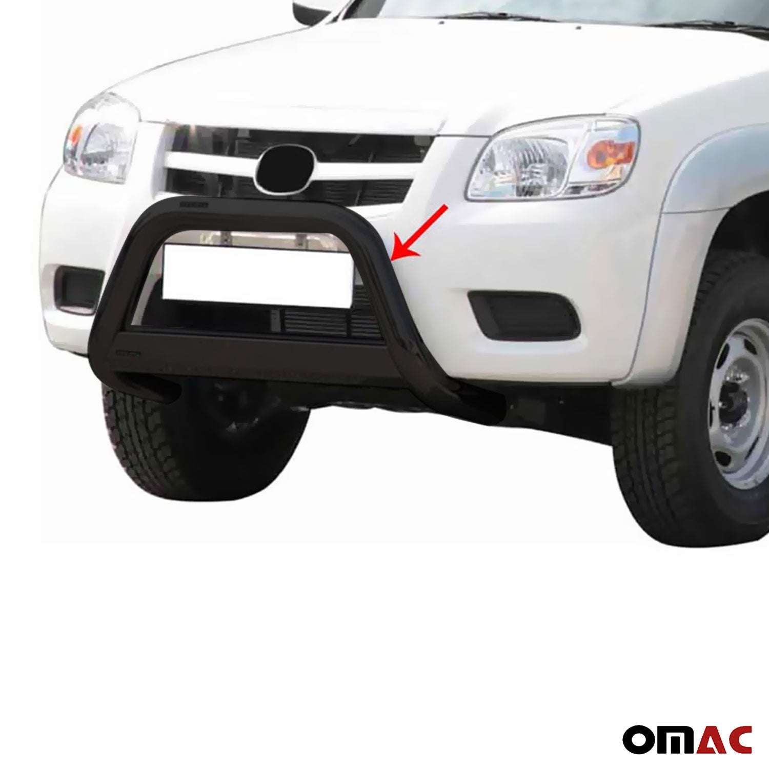 Frontbügel Frontschutzbügel für Mazda BT-50 2009-2012 ø63mm Stahl Schwarz Schutz