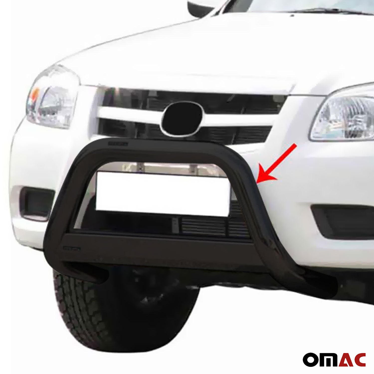 Frontbügel Frontschutzbügel für Mazda BT-50 2009-2012 ø63mm Stahl Schwarz Schutz