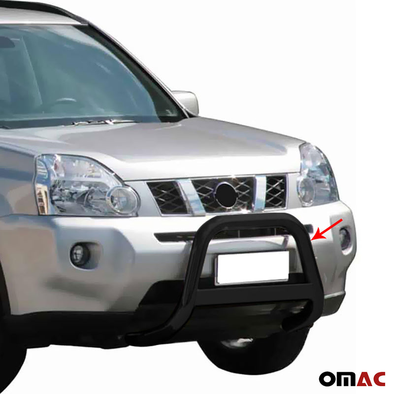 Frontbügel Frontschutzbügel für Nissan X-Trail 2007-2010 ø63mm Stahl Schwarz