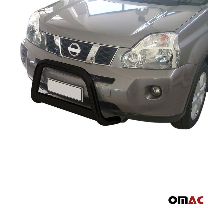 Frontbügel Frontschutzbügel für Nissan X-Trail 2007-2010 ø63mm Stahl Schwarz