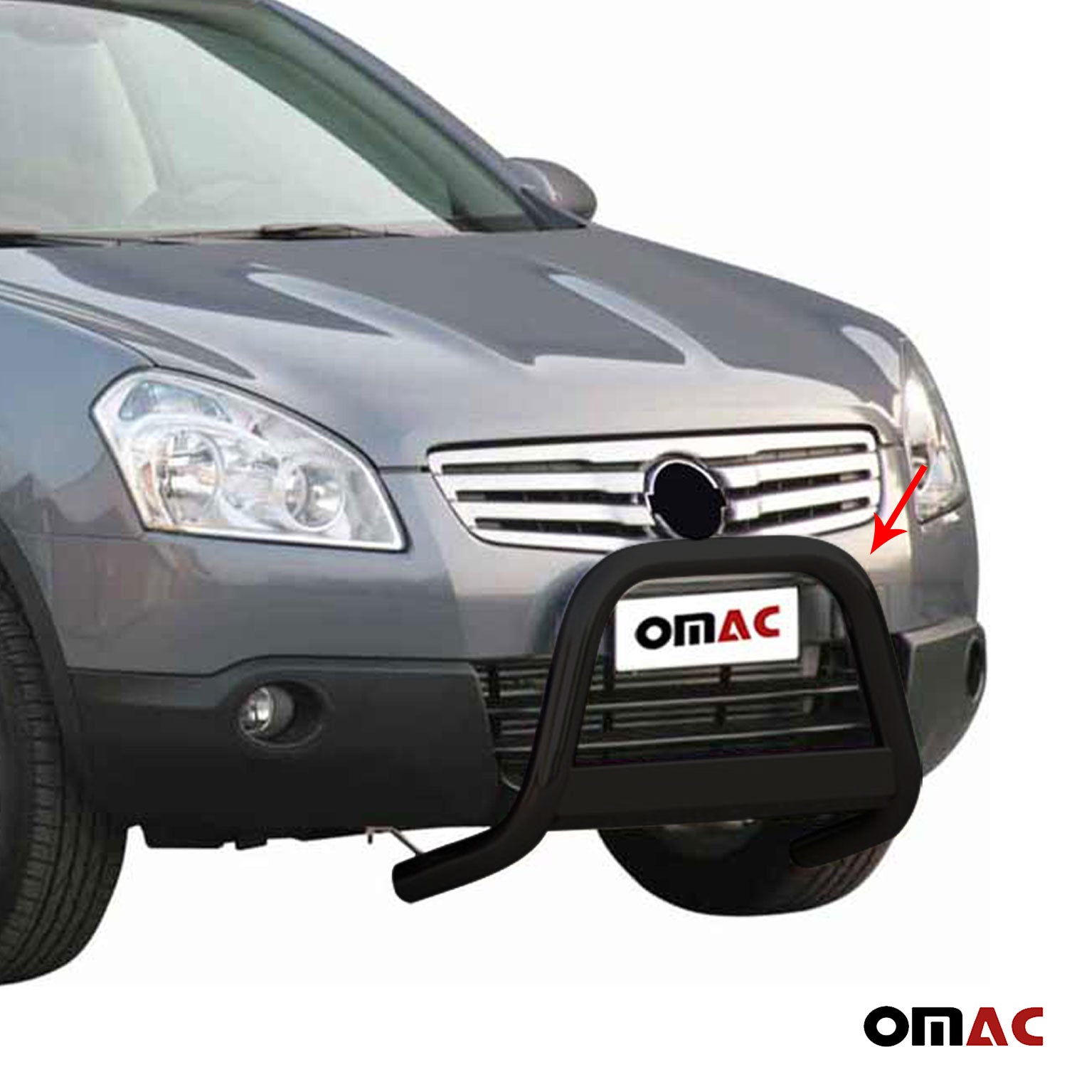 Frontbügel Frontschutzbügel für Nissan Qashqai +2 2008-2013 ø63mm Stahl Schwarz