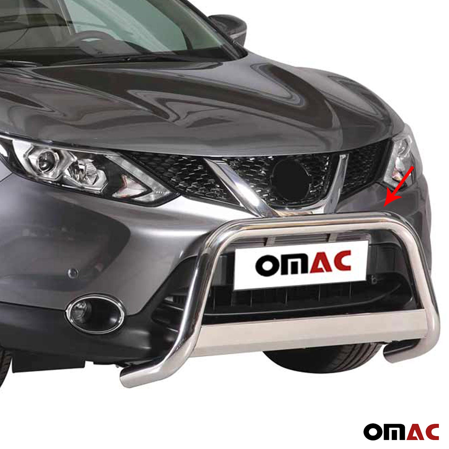 Stainless steel front guard for Nissan Qashqai 2018-2021 Gra