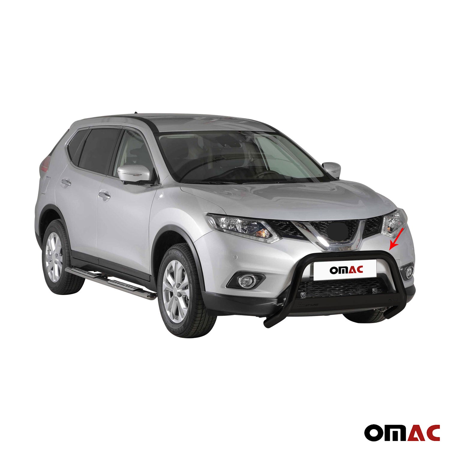 Frontbügel Frontschutzbügel für Nissan X-Trail 2015-2017 ø63mm Stahl Schwarz