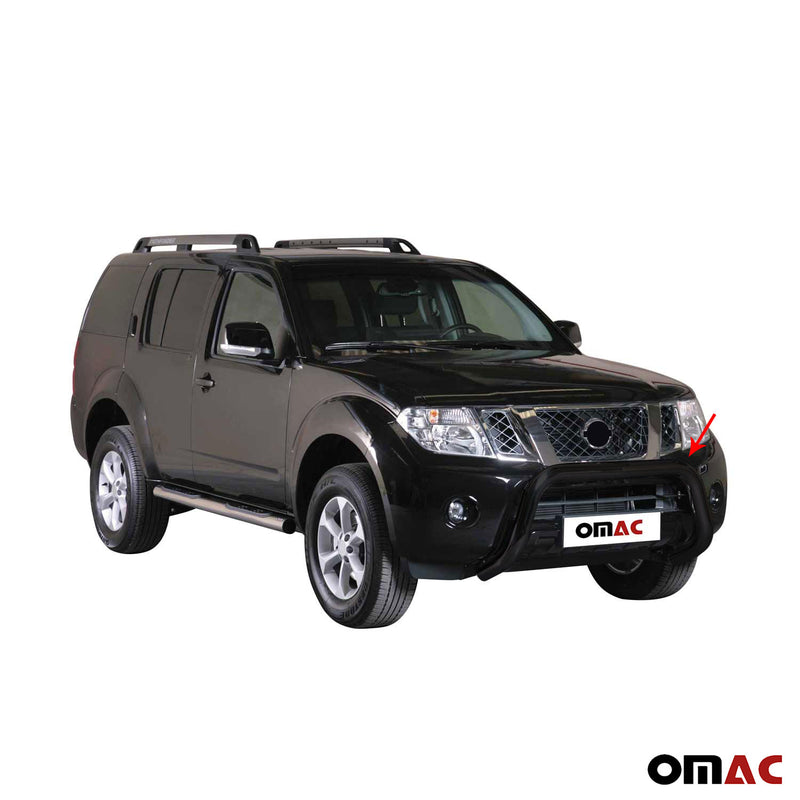 Frontbügel Frontschutzbügel für Nissan Pathfinder V6 2010-2013 ø76mm Schwarz