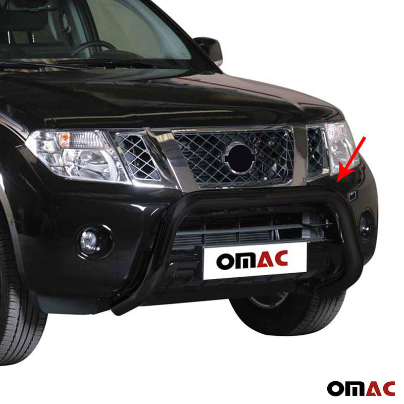 Frontbügel Frontschutzbügel für Nissan Pathfinder V6 2010-2013 ø76mm Schwarz