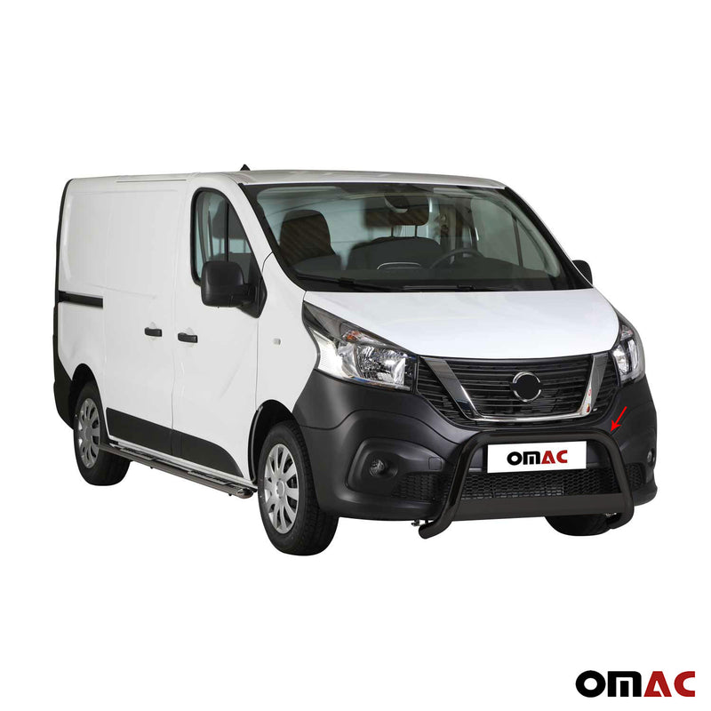 Frontbügel Frontschutzbügel für Nissan NV300 2016-2021 ø63mm Stahl Schwarz