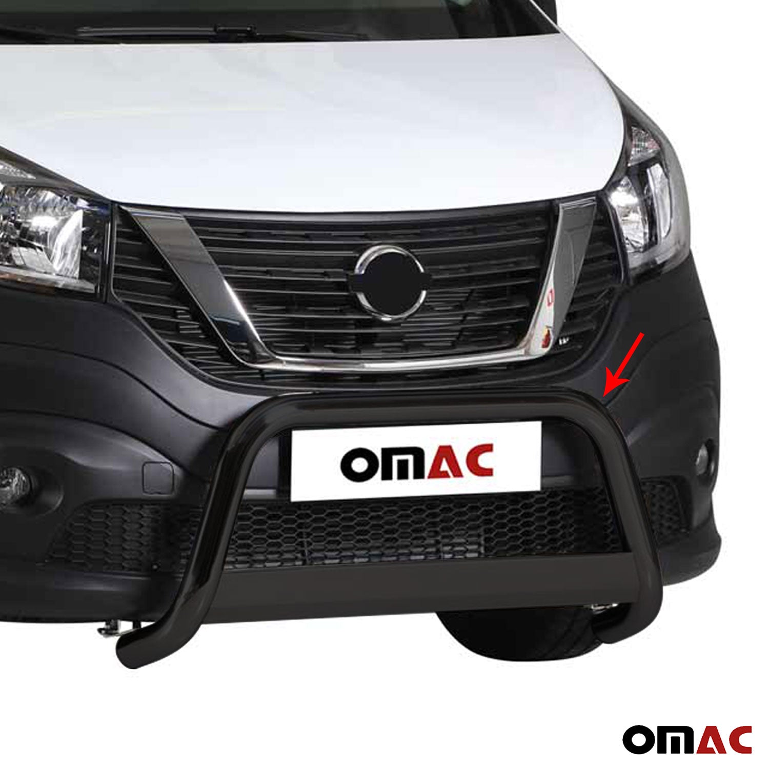 Frontbügel Frontschutzbügel für Nissan NV300 2016-2021 ø63mm Stahl Schwarz