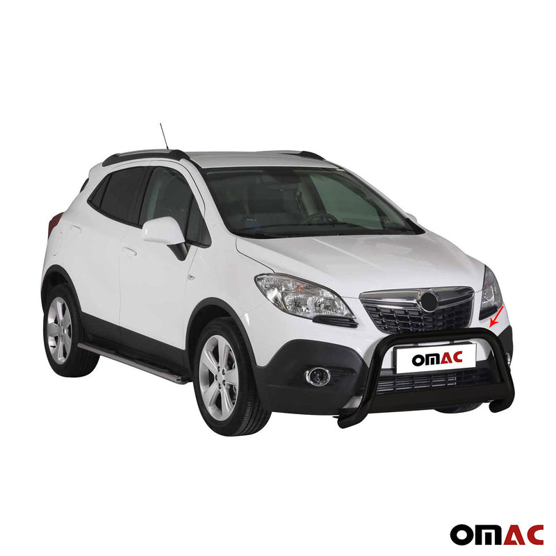 Frontbügel Frontschutzbügel für Opel Mokka 2012-2016 ø63mm Stahl Schwarz Schutz