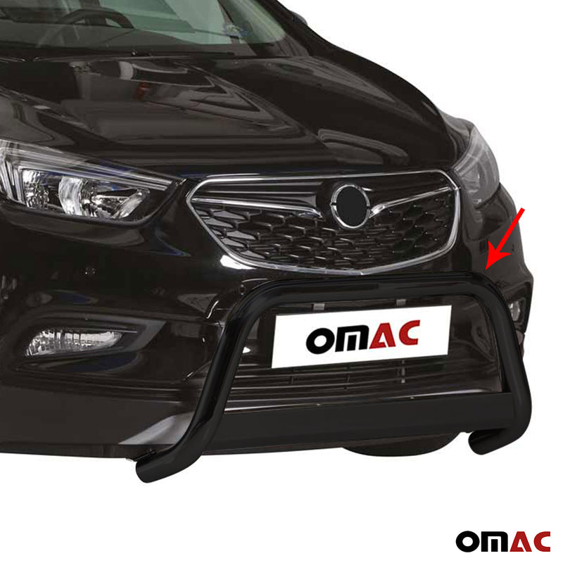 Frontbügel Frontschutzbügel für Opel Mokka X 2016-2019 ø63mm Stahl Schwarz